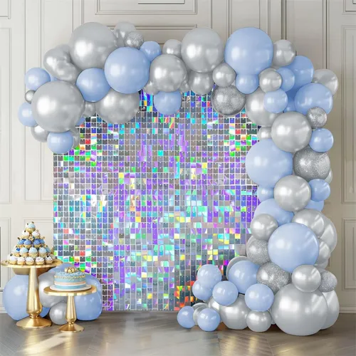 Shimmer Wall Iridescent Silver