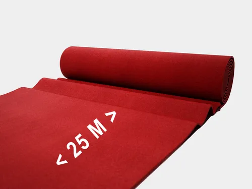 Rode loper 25 meter