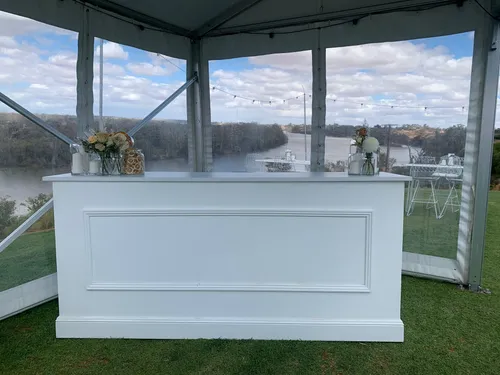 Wooden White Bar