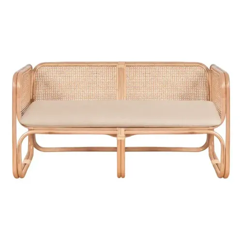 Rattan 2 Seater Lounge