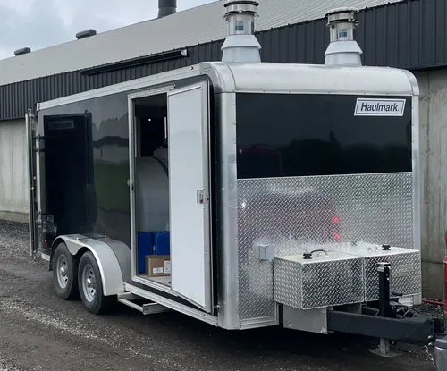 Pressure washer trailer