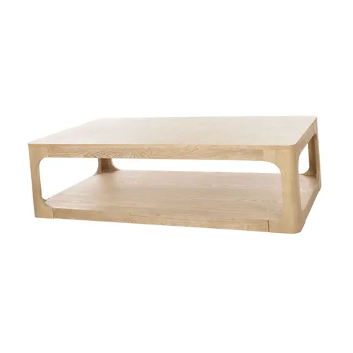 Natural Wash Wooden Coffee Table