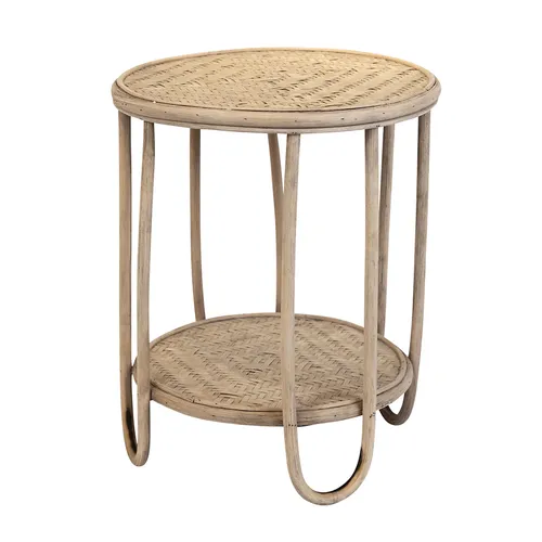 Bamboo Side Table Round