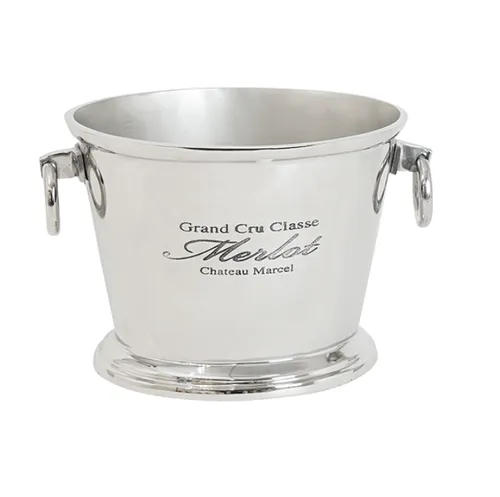 Pewter ice bucket merlot