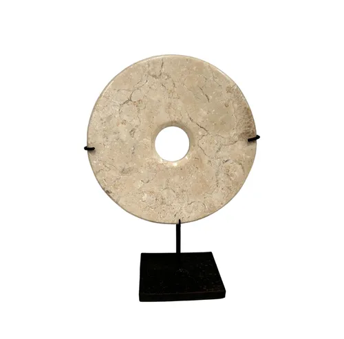 Stone Disc On Stand
