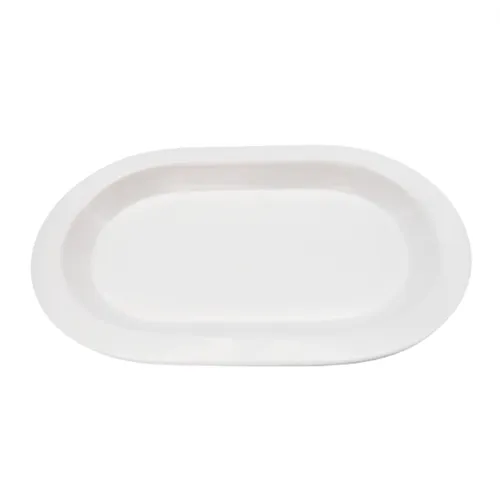 Ceramic Crofton oval platter white