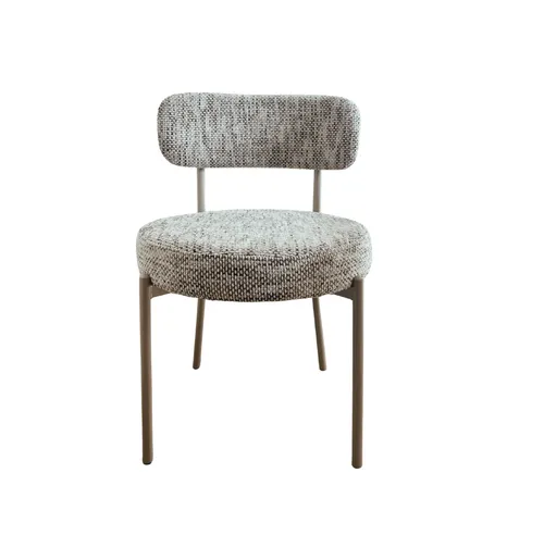 Salt & Pepper Fabric Dining Chair