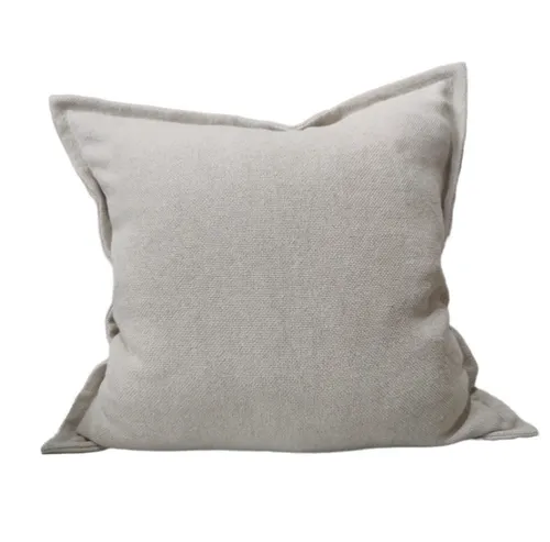 Mahal Texture French Linen Natural Feather Cushion