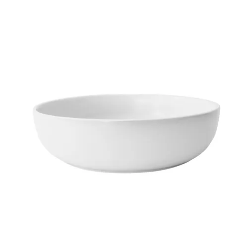 Ceramic White Round Salad Bowl