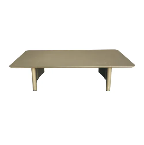 Metal Rectangle Beige Indoor / Outdoor Coffee Table