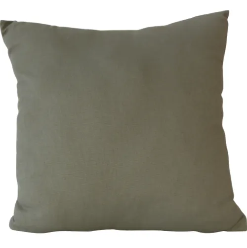Green moss cotton poly cushion