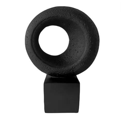 Resin Matt Black Circle