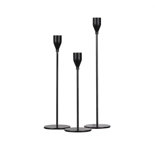 Black Taper Candle Holder