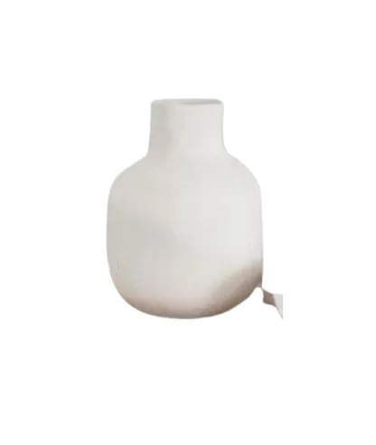 Ceramic white bottle vase 