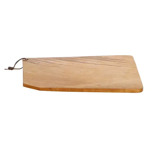 Wooden Board with Leather Strap