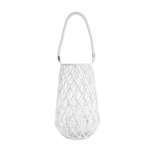 White rope lantern large