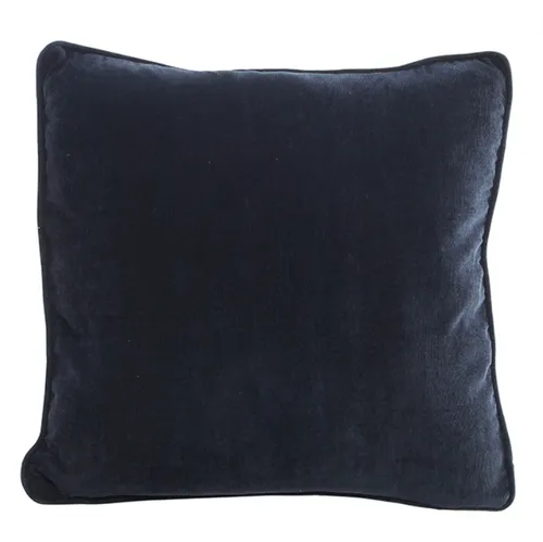 Blue navy corduroy poly cushion