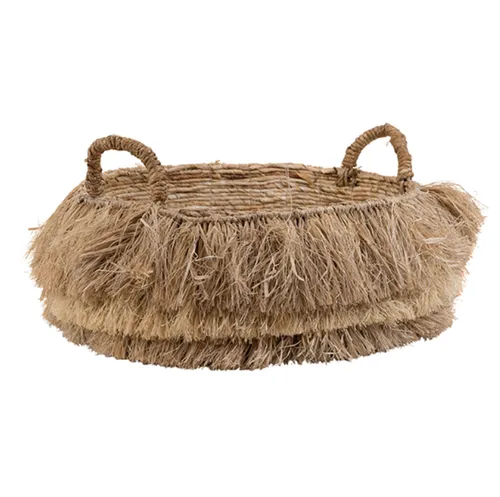 Tassel Low Basket