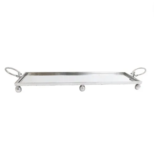 Silver Mirror Tray Rectangle X-Large