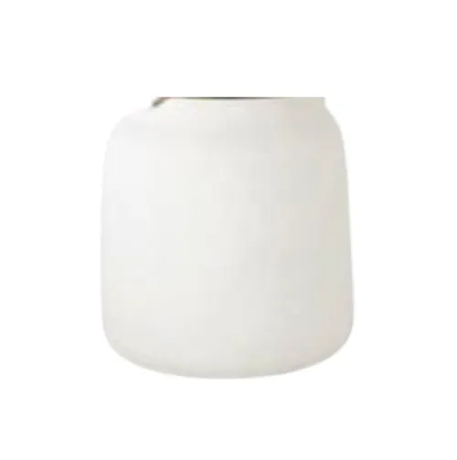 Flax ceramic white Vase