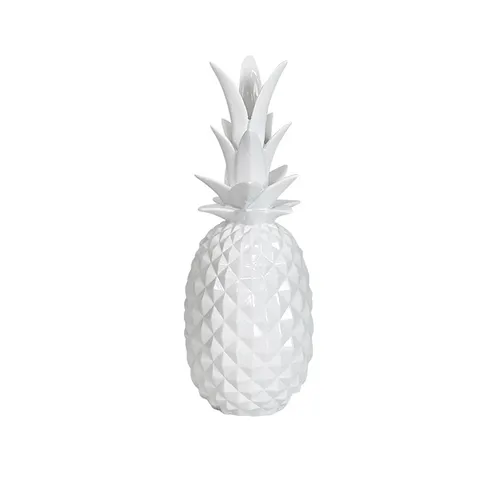 Resin gloss white pineapple lg
