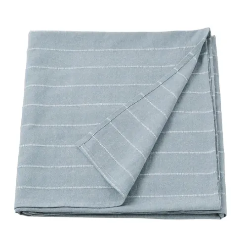 Sky Blue Stripe Throw