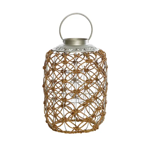 Rope and wire straight lantern