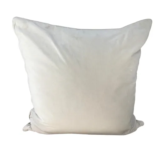 Sand Velvet feather Euro cushion