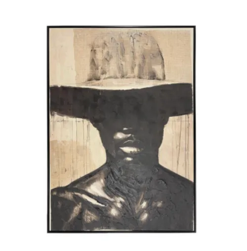 Crowned In Shadow Framed Canvas Artwork