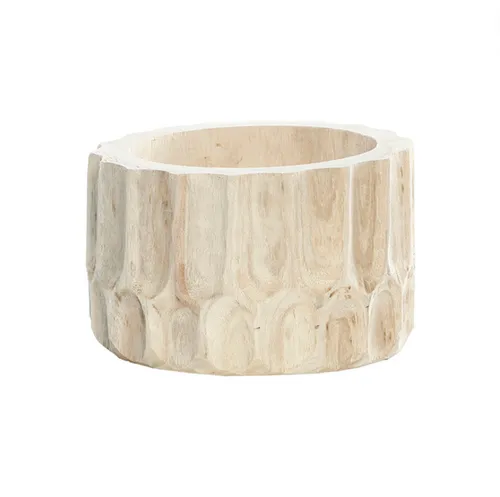Timber Ribbed Pot Large