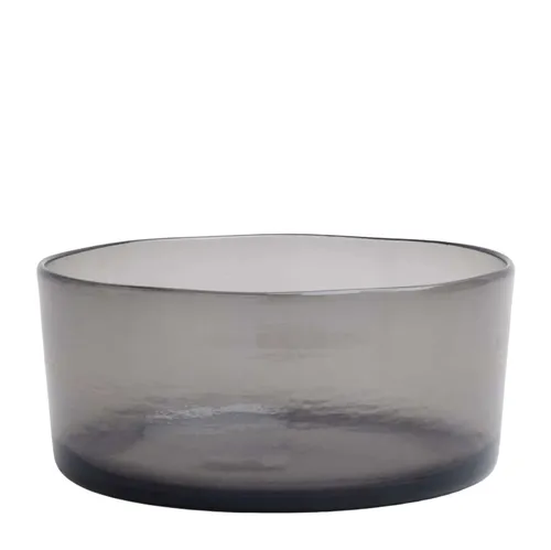 Acrylic Serving Bowl Dark Grey Large