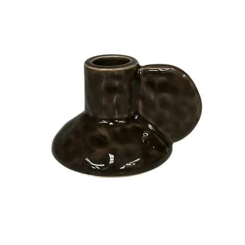Ceramic Candle Holder Chocolate