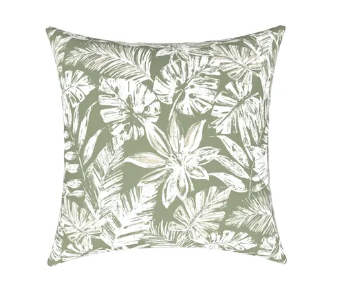 Outdoor Green Palm Cushion