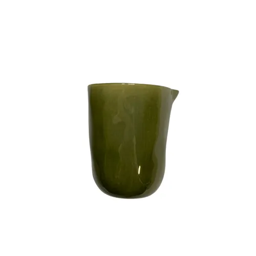 Green Glazed Ceramic Jug Small