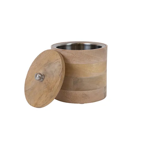 Mango wood ice bucket