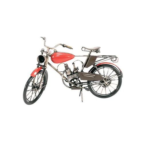 Tin red vintage motorbike