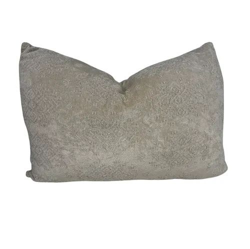Grey Embossed Lumber Cushion