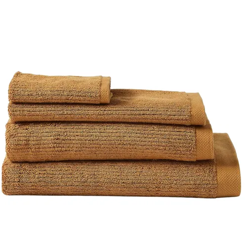 Bath Towel - Rust Ribbed