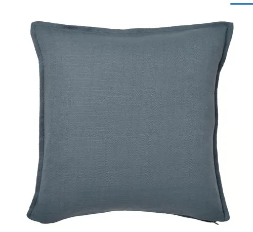 Blue cotton cushion
