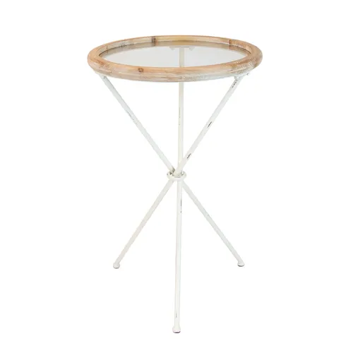 Timber & Iron Side Table