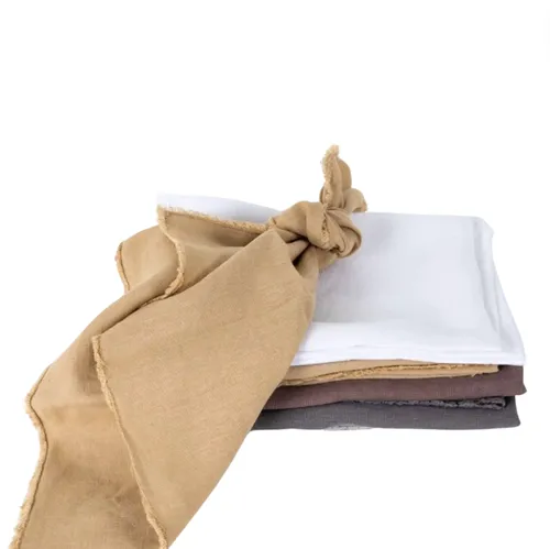 Fringe Edge Linen Napkin