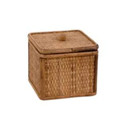 Rattan lidded square
