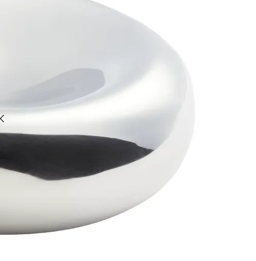 Silver Metal Trinket Bowl