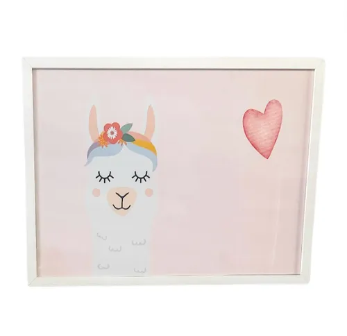 Alpaca pink art 