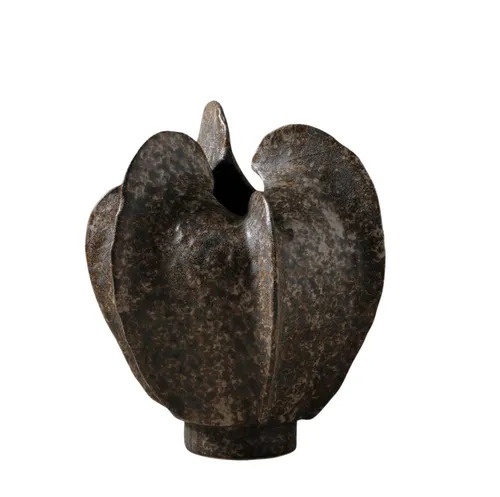 Seafoam Rustic Brown Vase