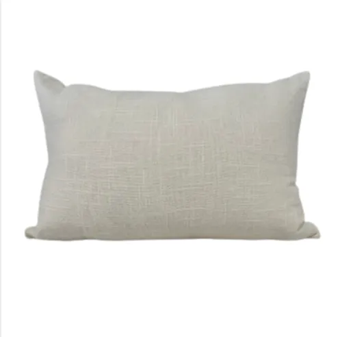 White Scratch Line Lumber Cushion