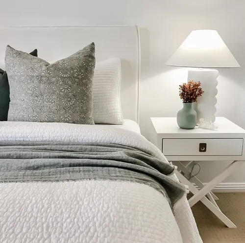 White Coverlet Bedding Set (A)