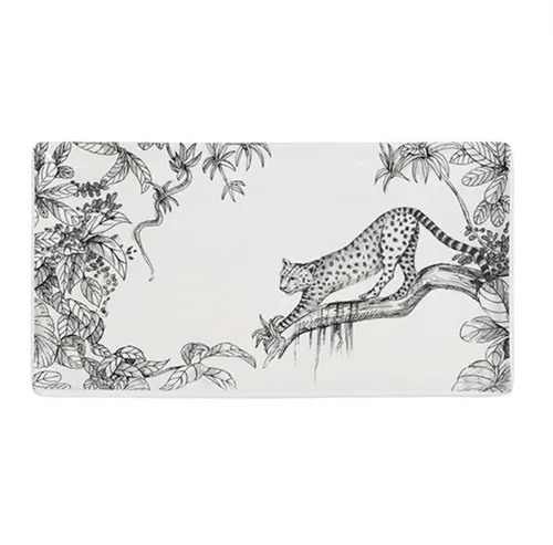 Leopard Rectangle  Platter