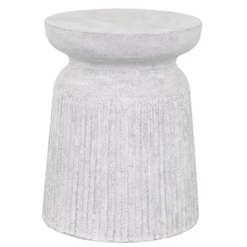 Grey concrete Side Table