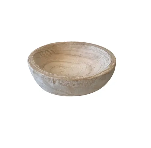 White Timber Bowl XS